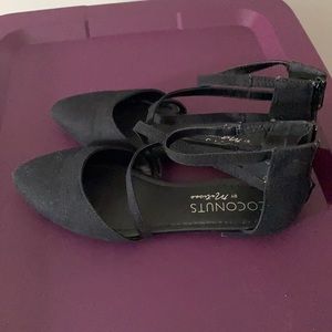 Coconuts by Matisse Black Suede Flats